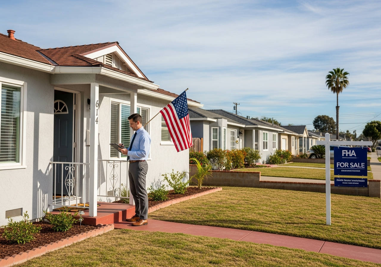 FHA home appraisal inspection for HUD loan requirements in San Diego