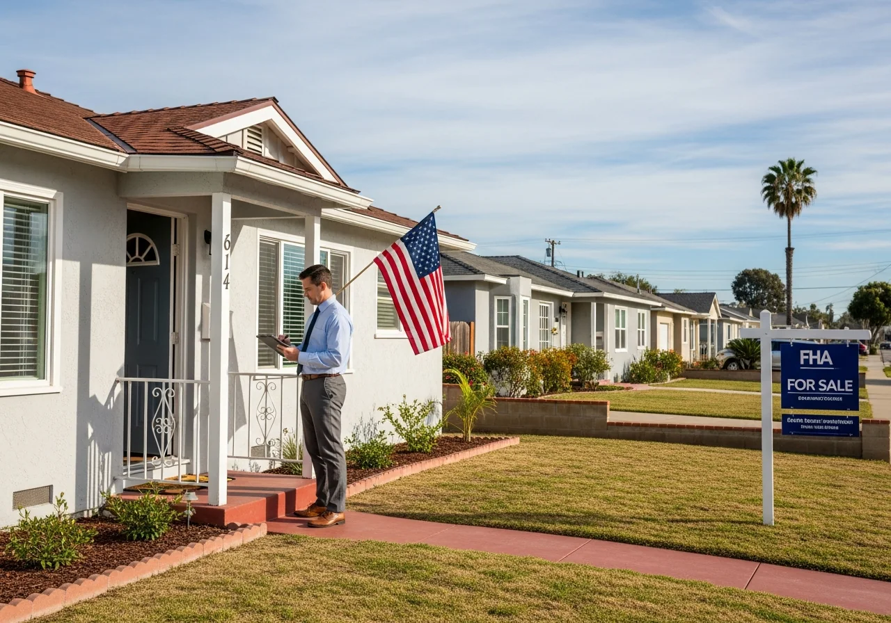 FHA home appraisal inspection for HUD loan requirements in San Diego