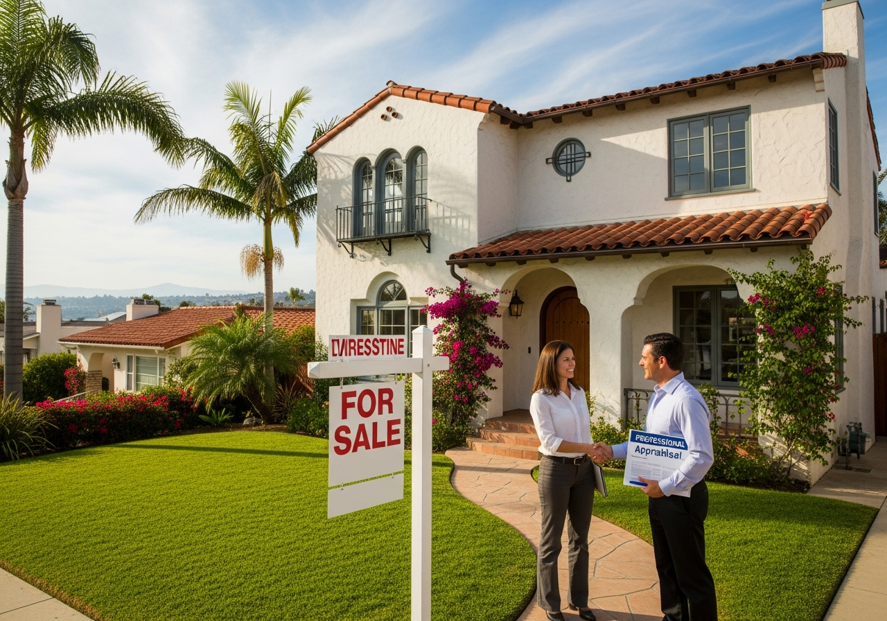 Pre-listing FSBO home appraisal to set accurate listing price in San Diego